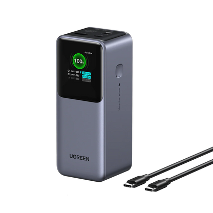 UGREEN Nexode Power Bank 20000mAh 130W with Smart Digital Display
