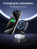 UGREEN 2-in-1 Foldable Wireless Fast Charging Station