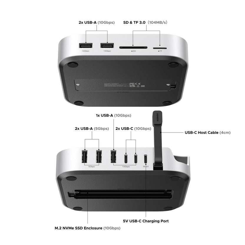 UGREEN Mac mini 11-in-1 Docking Station with SSD Expansion