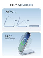 UGREEN MagFlow 2-in-1 Magnetic Wireless Charger 25W (MagSafe compatible)