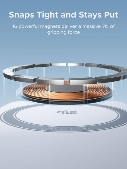 UGREEN MagFlow 3-in-1 Magnetic Wireless Charger (Qi2 25W, MagSafe-Compatible)