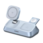 MagFlow 3-in-1 Magnetic Wireless Charger (Qi2 25W, MagSafe-Compatible)