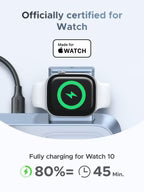 MagFlow 3-in-1 Magnetic Wireless Charger (Qi2 25W, MagSafe-Compatible)