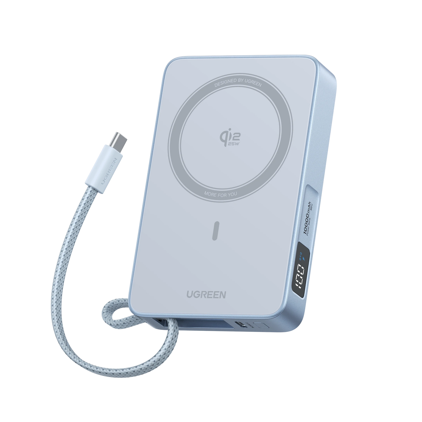 UGREEN MagFlow Magnetic Wireless Power Bank 10000mAh Qi2 25W