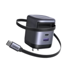 UGREEN Nexode 65W Charger with Retractable USB-C Cable