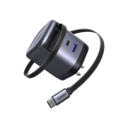 UGREEN Nexode 65W Charger with Retractable USB-C Cable