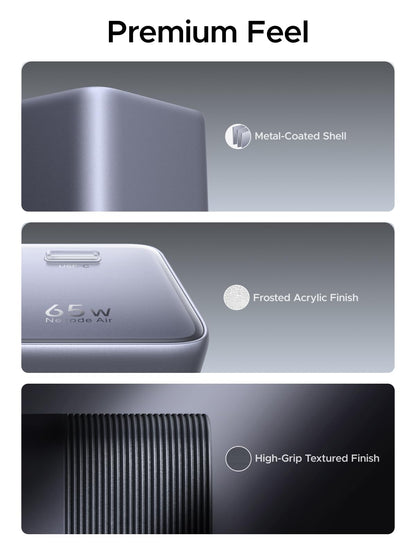 UGREEN Nexode Air USB-C Charger (65W, GaN, Foldable Plug)
