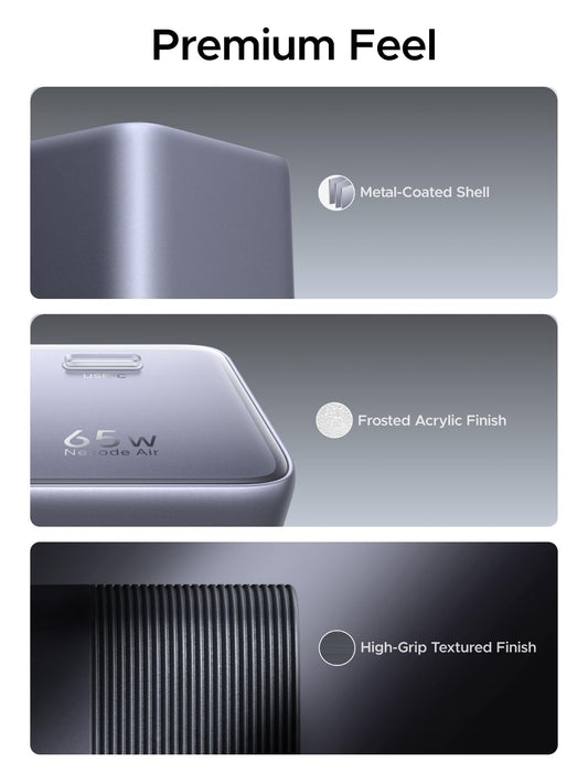 UGREEN Nexode Air USB-C Charger (65W, GaN, Foldable Plug)