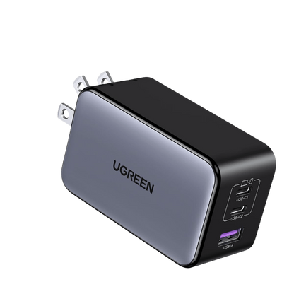 UGREEN Nexode 100W 3-Port Charger with Foldable Plug